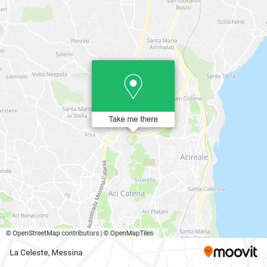La Celeste map