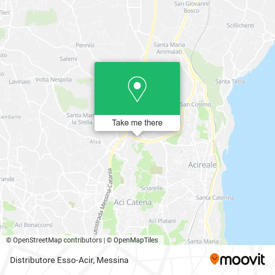 Esso-Acir Distributor map