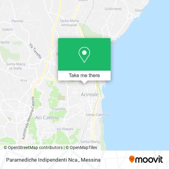 Paramediche Indipendenti Nca. map