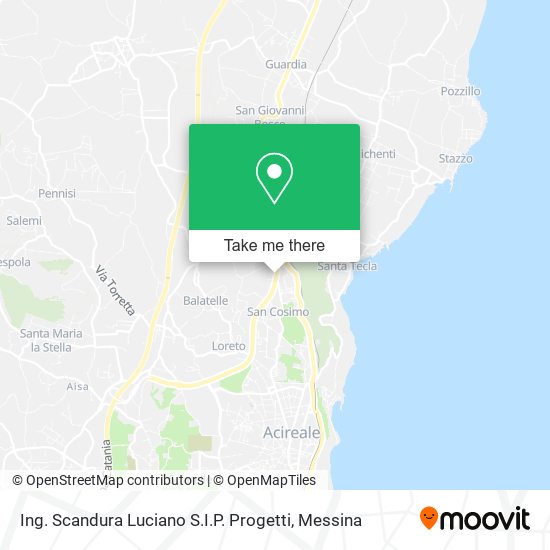 Ing. Scandura Luciano S.I.P. Progetti map