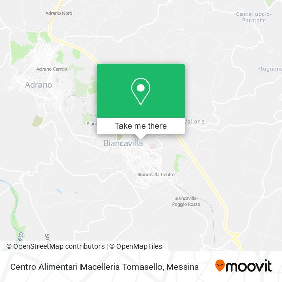 Centro Alimentari Macelleria Tomasello map