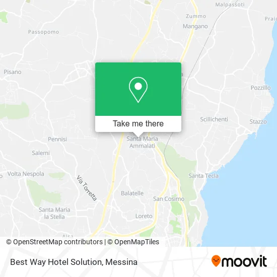 Best Way Hotel Solution map