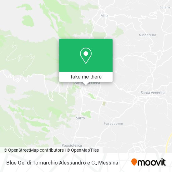 Blue Gel di Tomarchio Alessandro e C. map