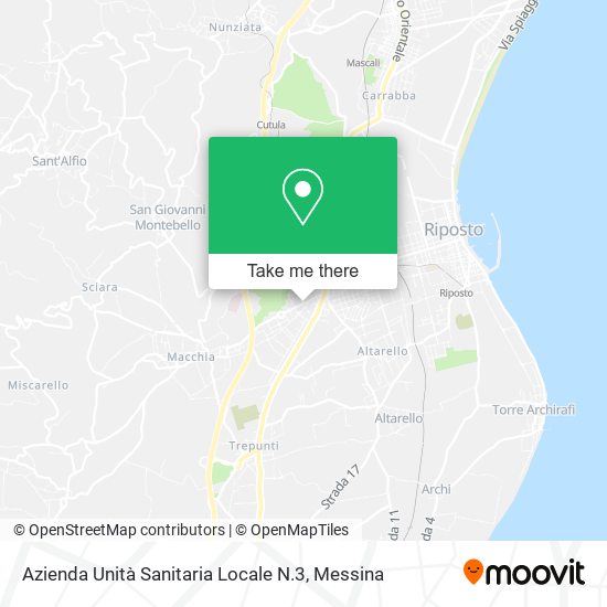 Azienda Unità Sanitaria Locale N.3 map