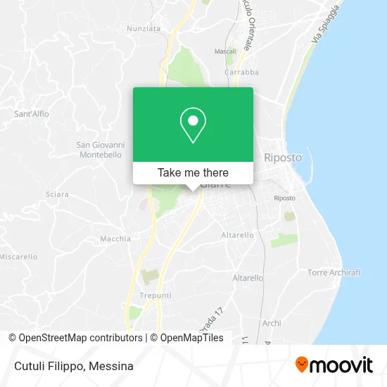 Cutuli Filippo map
