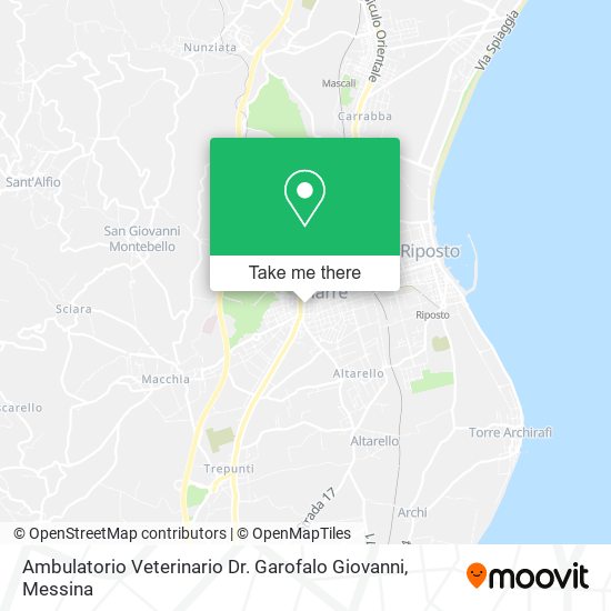 Ambulatorio Veterinario Dr. Garofalo Giovanni map