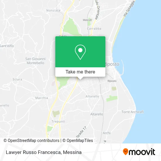 Lawyer Russo Francesca map