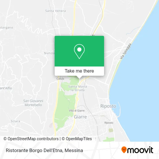 Borgo Dell'Etna Restaurant map