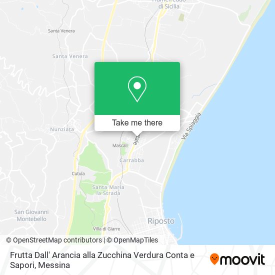 Frutta Dall' Arancia alla Zucchina Verdura Conta e Sapori map