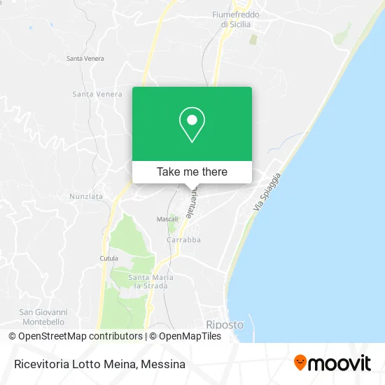 Meina Lottery Retailer map