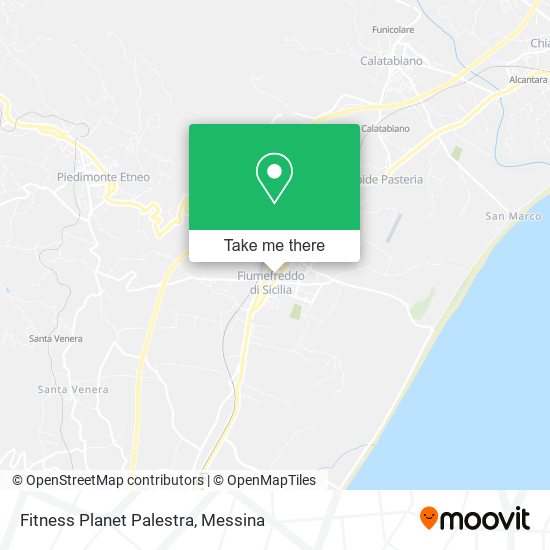 Fitness Planet Palestra map