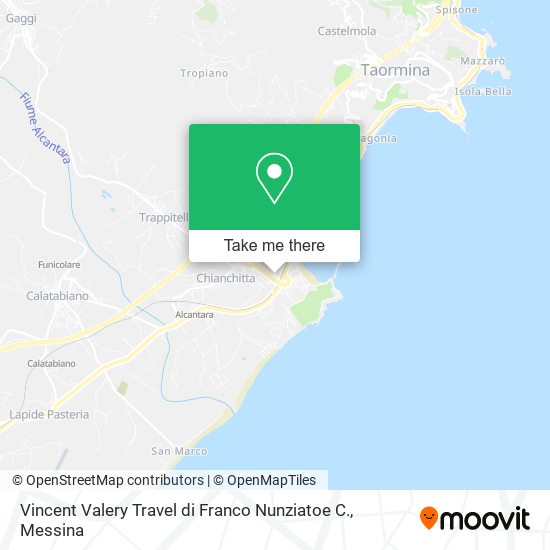 Vincent Valery Travel di Franco Nunziatoe C. map