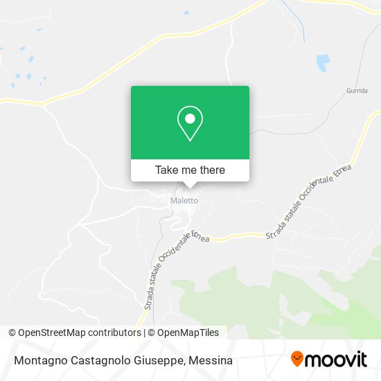 Montagno Castagnolo Giuseppe map