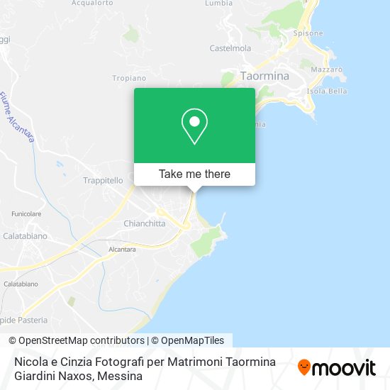Nicola e Cinzia Fotografi per Matrimoni Taormina Giardini Naxos map