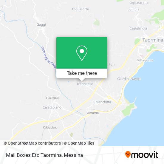 Mail Boxes Etc Taormina map