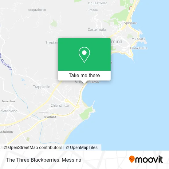 The Three Blackberries map