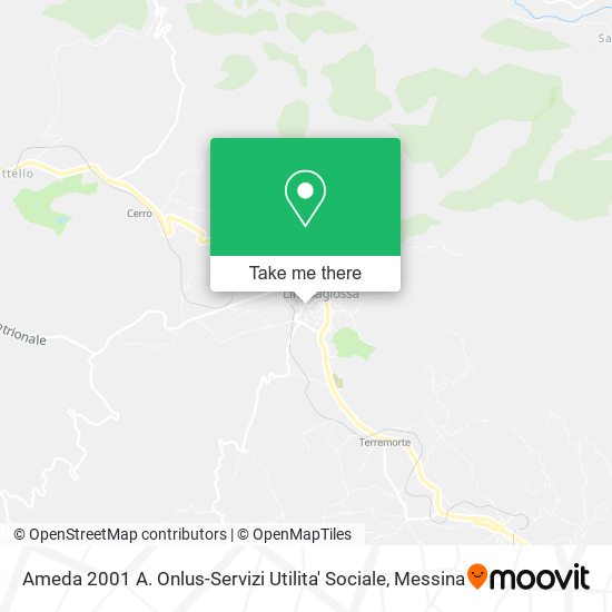 Ameda 2001 A. Onlus-Servizi Utilita' Sociale map