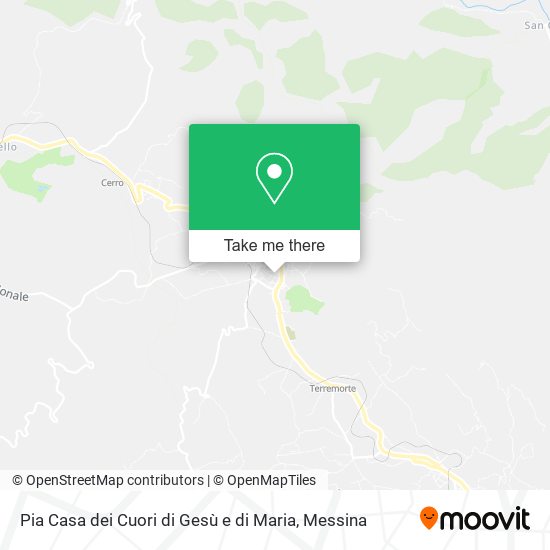 Pia Casa dei Cuori di Gesù e di Maria map