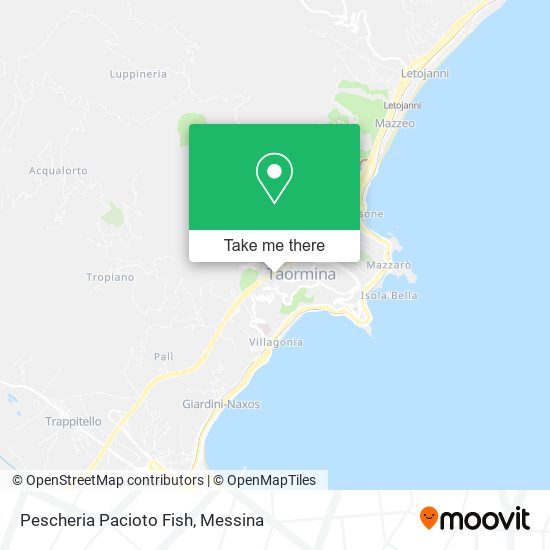 Pescheria Pacioto Fish map