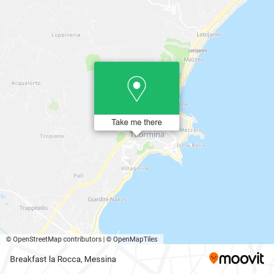 Breakfast La Rocca map