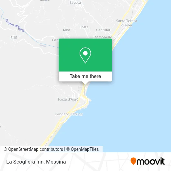 La Scogliera Inn map