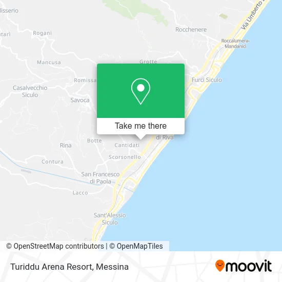 Turiddu Arena Resort map