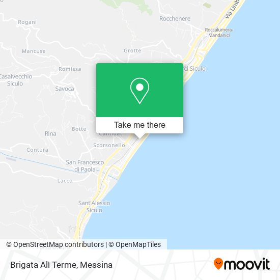 Brigata Alì Terme map