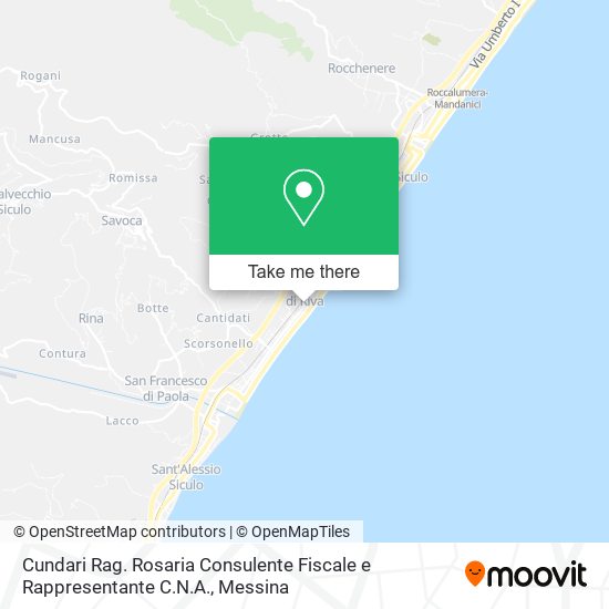 Cundari Rag. Rosaria Consulente Fiscale e Rappresentante C.N.A. map