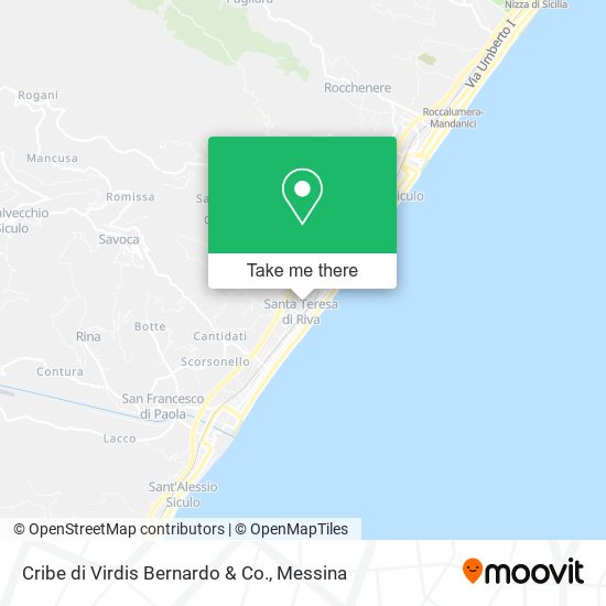 Cribe di Virdis Bernardo & Co. map