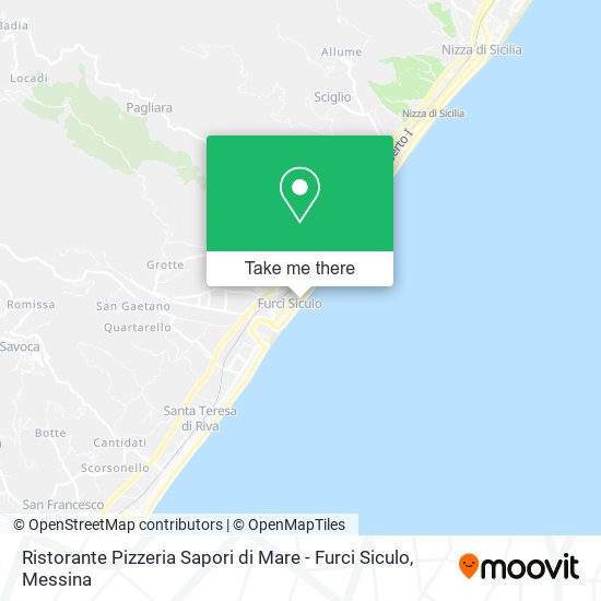 Ristorante Pizzeria Sapori di Mare - Furci Siculo map