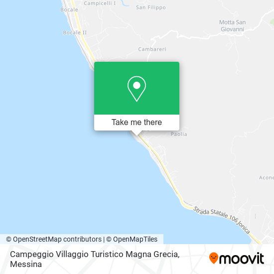 Campeggio Villaggio Turistico Magna Grecia map