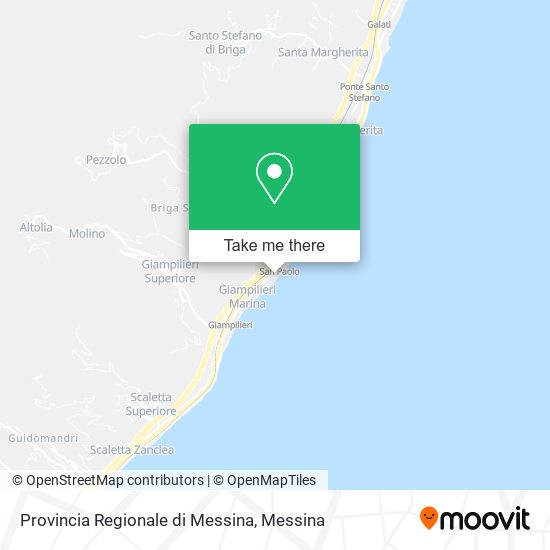 Provincia Regionale di Messina map