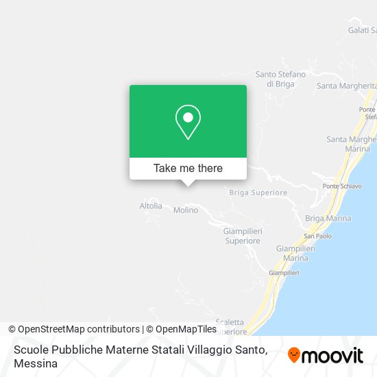 Scuole Pubbliche Materne Statali Villaggio Santo map
