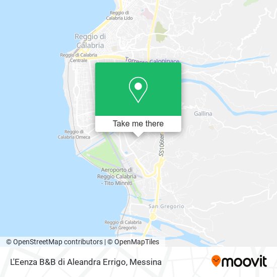 L'Eenza B&B di Aleandra Errigo map