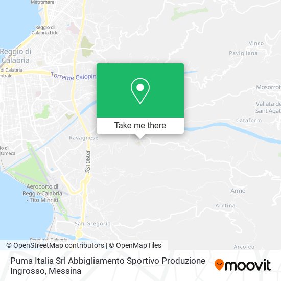 Puma Italia Srl Abbigliamento Sportivo Produzione Ingrosso map