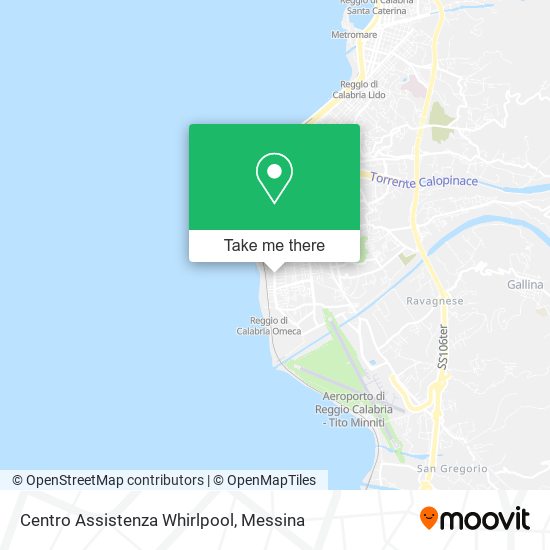 Centro Assistenza Whirlpool map