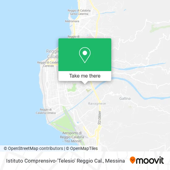 Istituto Comprensivo-'Telesio' Reggio Cal. map