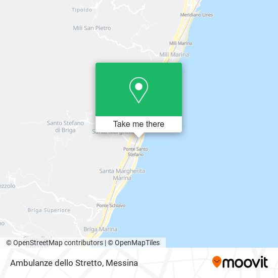 Ambulanze dello Stretto map