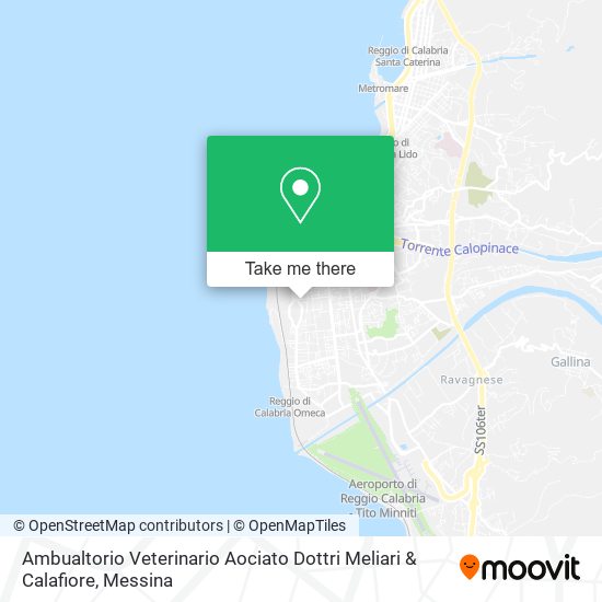 Ambualtorio Veterinario Aociato Dottri Meliari & Calafiore map