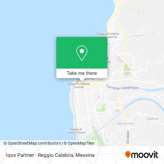 Iqos Partner - Reggio Calabria map