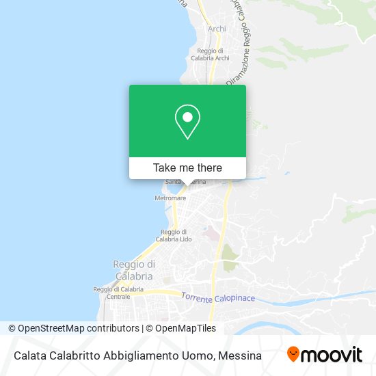 Calata Calabritto Abbigliamento Uomo map