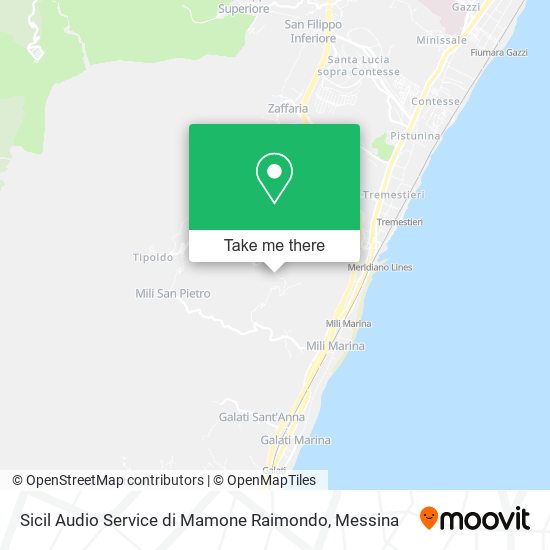 Sicil Audio Service di Mamone Raimondo map