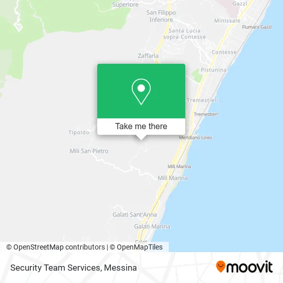 Security Team Services map