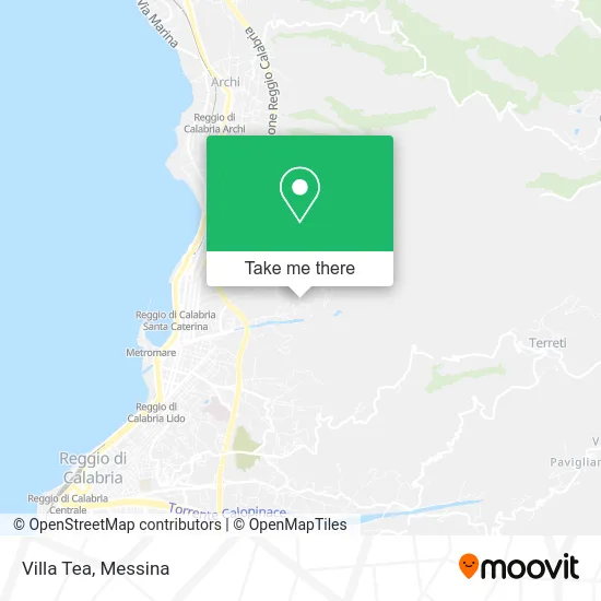 Villa Tea map