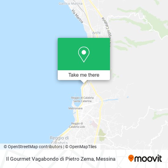 Il Gourmet Vagabondo di Pietro Zema map
