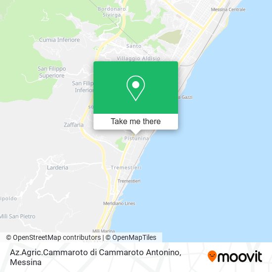 Az.Agric.Cammaroto di Cammaroto Antonino map