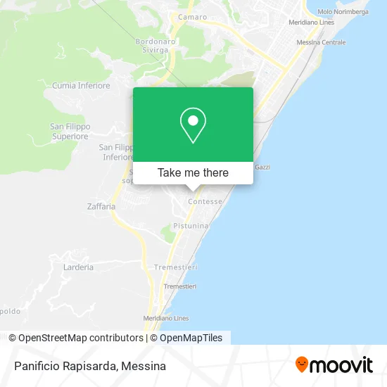 Panificio Rapisarda map