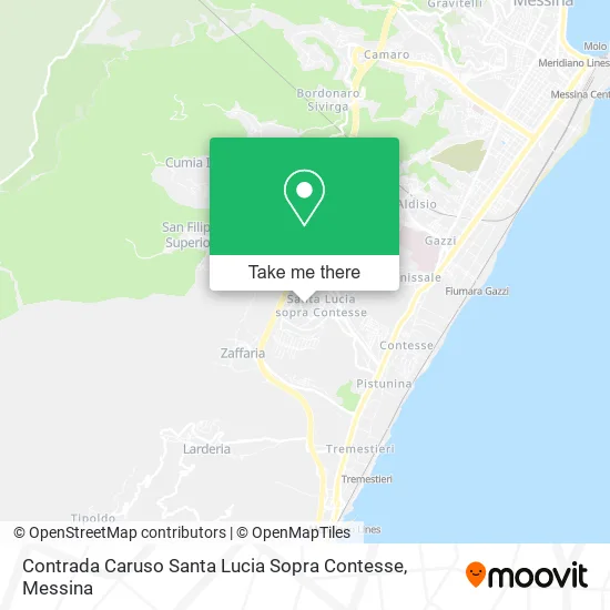 Contrada Caruso Santa Lucia Sopra Contesse map