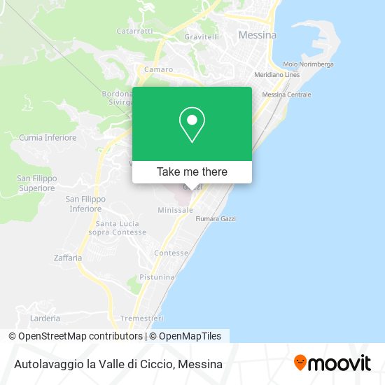 Autolavaggio la Valle di Ciccio map