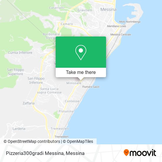 Pizzeria300gradi Messina map